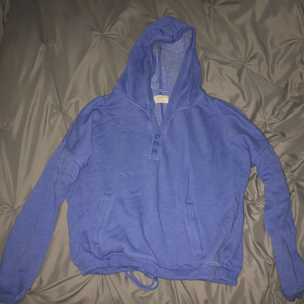 Aerie tie hoodie